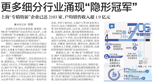 《解放日报》点赞上海hg8868皇冠国际:优秀上市公司 权威官媒《解放日报》点赞上海hg8868皇冠国际:优秀上市公司